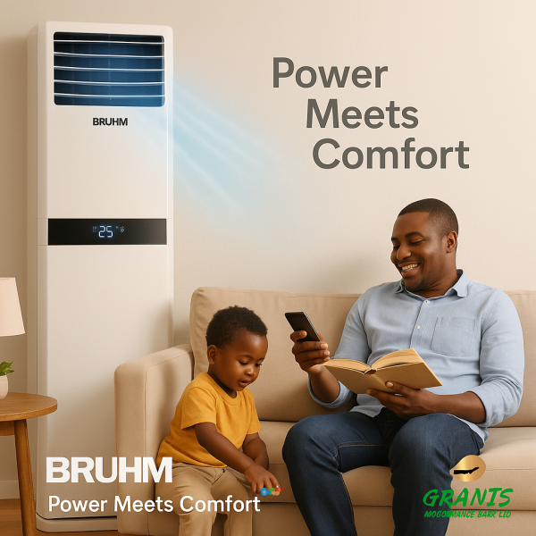 BRUHM FLOOR STANDING AC WITH KIT