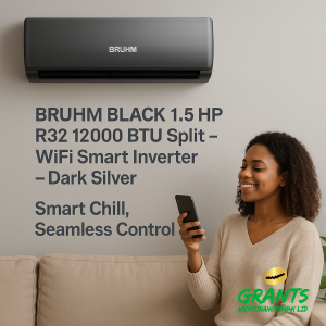 BRUHM BLACK INVERTER AC WITH KIT
