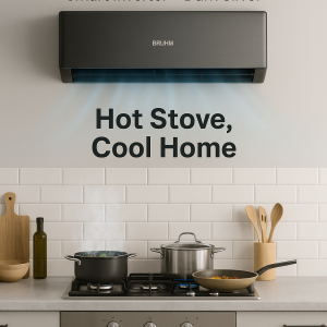 BRUHM BLACK INVERTER AC WITH KIT