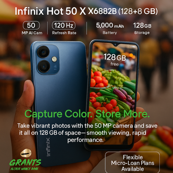 INFINIXHOT5OX6882B 128+8