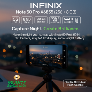 INFINIXNOTE 50 Pro+ 5GX6856 256+12