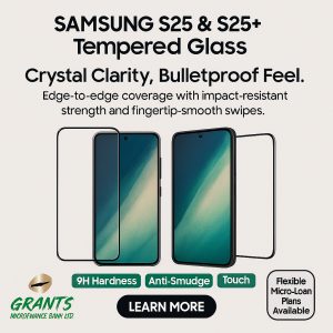 S25 & S25+ tempered glass