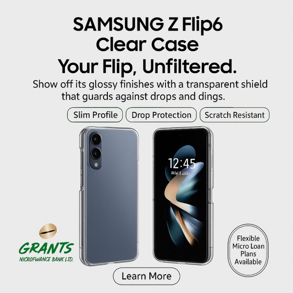 Z Flip 6 Clear Case