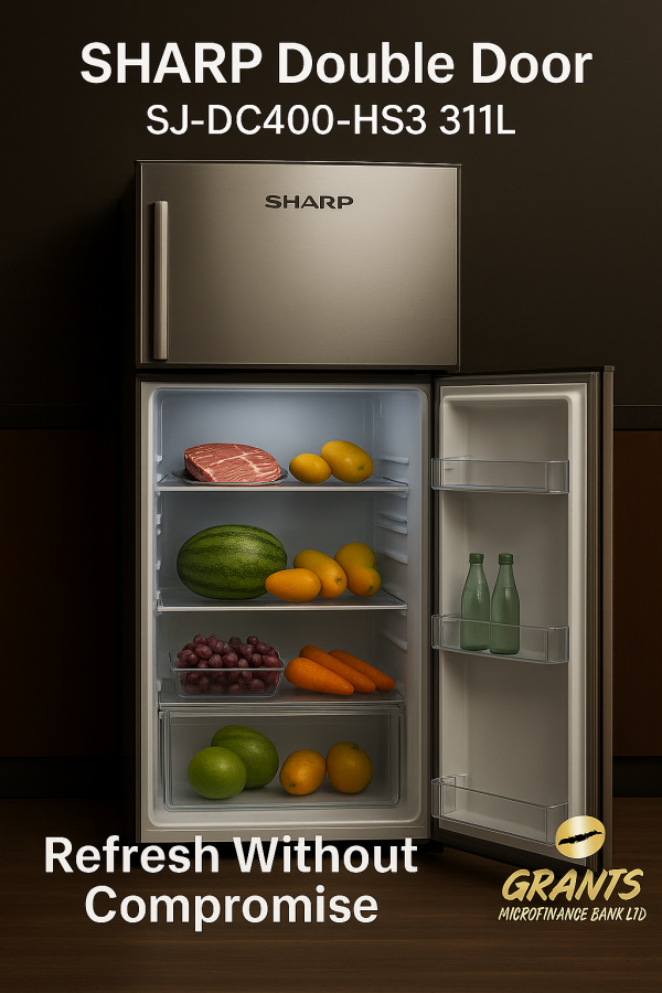 SHARP DOUBLE DOOR